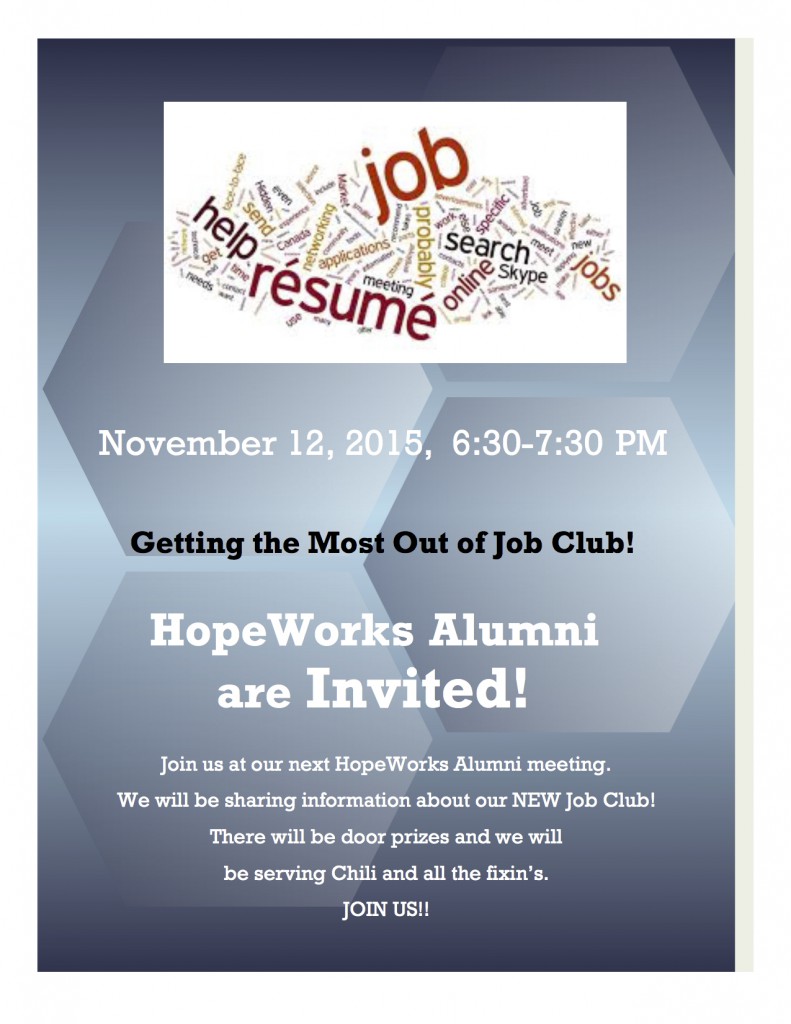 November Alumni Meeting